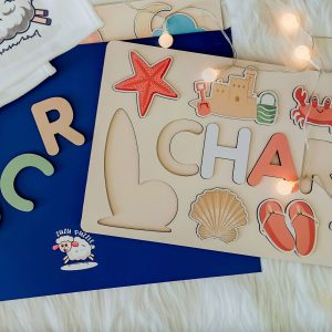 Personalized Busy Board Wooden Name Puzzle - Imperial - Image 5