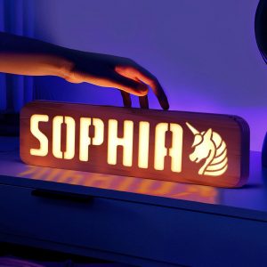 Personalized Wooden Night Light - Image 6