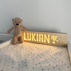 Personalized Wooden Night Light - Image 7