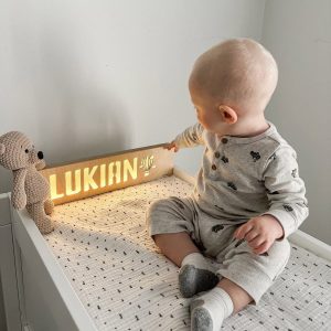 Personalized Wooden Night Light - Image 3
